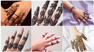 |Stylish finger  mehndi design for girls|latest new finger mehndi design|