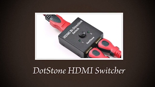 DotStone HDMI Switcher 2 Ports Bi direction Manual Switch