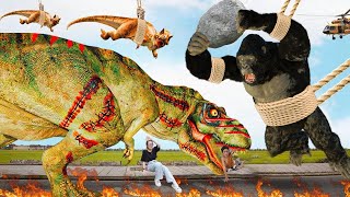 The BEST Dinosaur T-rex Hunting | Jurassic Park Fan-Made Film | T-rex Attack| Dinosaur NEW HOT Movie