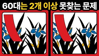 다른점 4개 다 찾으면 20대 두뇌! [ 틀린그림찾기 / 두뇌훈련 ]