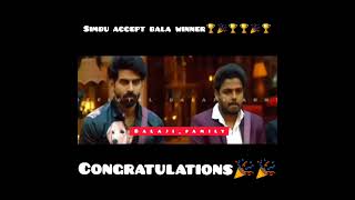 Bala winner indirectly by STR #biggboss #balajimurugadoss #tamil #trending