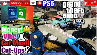 GTA 5 CARMEETS/DRIFING/MONEY/RP/THE GRIND 1000 SUB GIVEAWAY!  #gta #giveaway