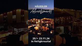 Adventsmarkt im Backdorf! 🌟🎄 https://bit.ly/4e8T38P #adventsmarkt #heiligkreuztal #häussler