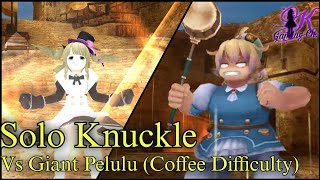 [Toram Online] - Solo Knuckle Vs Giant Pelulu (Coffee Difficulty)