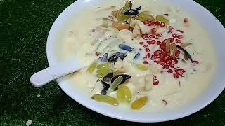 Healthy Fruit custerd For Fasting | Quick Recipe | Custerd Recipe @rkcreations7218