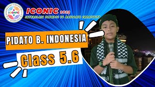 ICONIC 2023 | LOMBA PIDATO B. INDONESIA KELAS 5.6