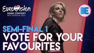 Eurovision 2021: Semi-final 1 - Vote for your favourites