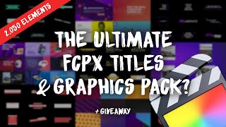 FCPX Titles, Graphics and Transitions Collection | Review + GIVEAWAY