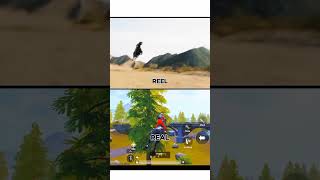 Reel And Real #bgmi #pubgfunny #gaming