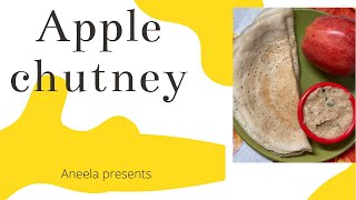 Apple chutney | getting bored of regular chutnies? Try this tasty apple chutney