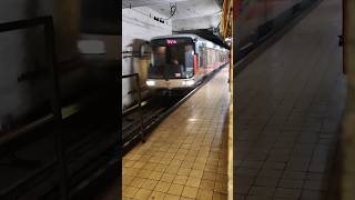 Prague Metro Line C Arrival of M1