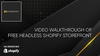 Free Headless Shopify Storefront Boilerplate