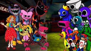 Poppy Playtime VS Different 2D Rainbow Friends Friday Night Funkin' Mod (Poppy Playtime Chapter 3)