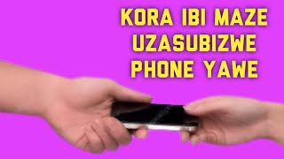 irinde kubura phone yawe burundu ||mbere yo kubura phone dore ibyo wakora maze ukazayisubizwa