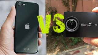 YI 4K Action Camera VS iPhone SE