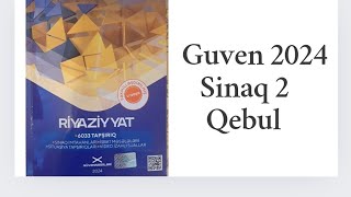 Sinaq 2.Guven 2024.Qebul sinaq .#miq #guvensinaq