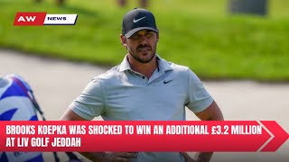 Saudi Arabia Last October Saw A Victory For Brooks Koepka.