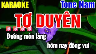 Karaoke Tơ Duyên Nhạc Sống Tone Nam Dm | Yến Như