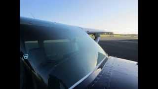 Cessna 172 flight around Dublin. Airport Flying Club in Weston