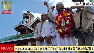 PDP conducts election rally from Tral-i-Bala to Tral-i-Payeen