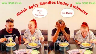 Food Challenge | Spicy Noodles | Win $500 | Lubana Family | Daily Vlogs | 2022 | NZ