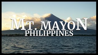 MT. MAYON SCENE | Relaxing Music with Wave Sounds