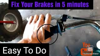 Baja Warrior Brake Adjustment