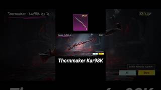 Thornmaker Kar98K Crate Opening Pubg #shorts