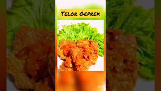 Telor Geprek..Menu akhir bulan..enak rasanya..