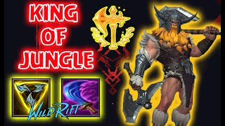 OLAF KING OF JUNGLE | OLAF WILD RIFT BUILD JUNGLER | OLAF FULL SKIL ASPD + LIFESTEAL | TUTORIAL OLAF