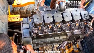 How to fix a Cummins engine #cummins #engine #china #earthmover #enginerepair #automobile #video