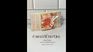 Store Flat Unique Treat/Gift Box - Project #8 of 10 from My Winter Crafty Carnival