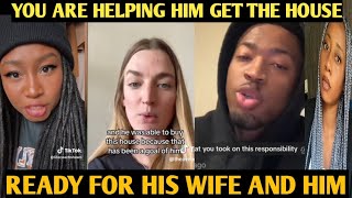 WOMAN COMING REAL HARD FOR A WOMAN WHO PAYS HER MAN RENT TO LIVE WITH HIM