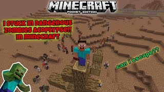 CAN I SURVIVE ZOMBIES ACOPLYPSE!! IN MINECRAFT #minecraft #zombiesurvival