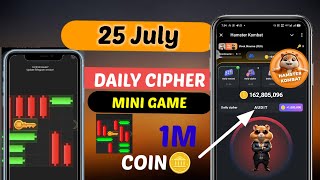 TODAY HAMSTER COMBAT DAILY CIPHER CODE & MINI GAME || HOW TO COMPLETE CODE & PUZZLE