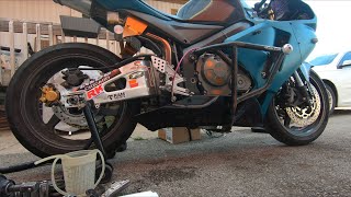 I Built a Cbr600rr Stunt Bike than Traded it for a Stock Z125