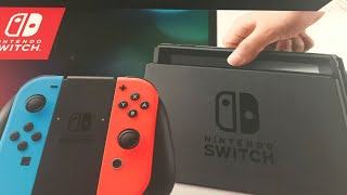 Nintendo switch unboxing