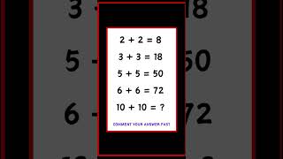 MATH PUZZLES WITH ANSWERS #puzzles #maths #mathpuzzle