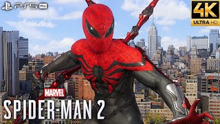 Marvel's Spider-Man 2 PS5 Pro - Superior Suit Free Roam Gameplay (4K 60FPS)