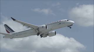 First Air France Airbus A220 maiden flight