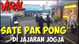 VIRAL SATE PAK PONG. #sopir #travel #wisata #kuliner #jogyakarta #sate #pakpong #jajaran #jawatengah