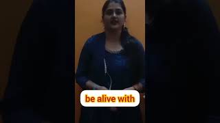 Be Alive with #sakshisharma #shorts #phrasesfordailyuse #speakingenglish #sparklewithshorts #english