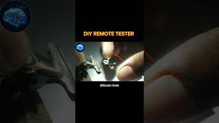 Diy Remote Tester #experiment #engineering #yt #shorts #engineer #transistor #diploma #project #EB