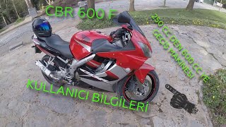 CBR 600 F KULLANICI BİLGİLERİ 250 CC DEN SONRA 600 CC YE GEÇİŞ MAKİNESİ #MOTOVLOG9