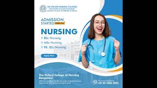 Study Nursing @ Oxford Nursing College Bangalore | Admission Open 2023