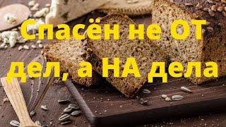 Спасён не ОТ дел, а НА дела