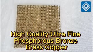 High Quality Ultra Fine Phosphorous Bronze Brass Manufacturer