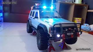 Rakit RC 1/10 Jeep Cherokee| Seharga MOTOR SEKEN| RC scale 1/10 Full Mettal /Carbon