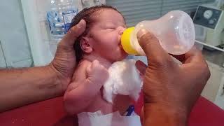 new born baby take oral feed enjoy.                             top feed thank u so much❣️💞💞