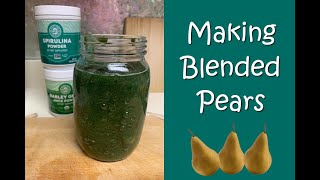 Making Blended Pears [Medical Medium Healing]